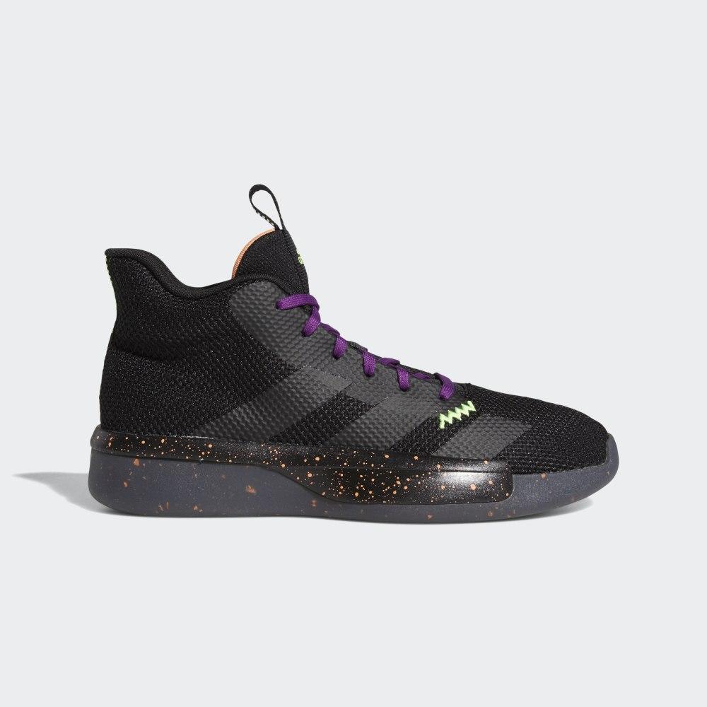 Adidas Men's Pro Next 2019 Basketball Shoes Black/Purple Ireland EF9844